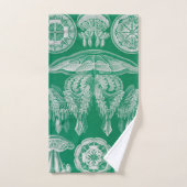Jellyfish, Discomedusae, door Ernst Haeckel Bad Handdoek (Handdoek)
