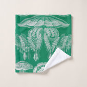 Jellyfish, Discomedusae, door Ernst Haeckel Bad Handdoek (Wasdoekje)