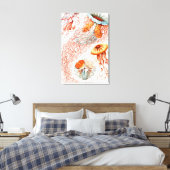 Jellyfish, Discomedusae, door Ernst Haeckel Canvas Afdruk (Insitu (Slaapkamer))