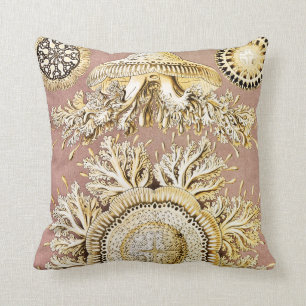 Jellyfish, Discomedusae, door Ernst Haeckel Kussen