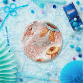 Jellyfish, Discomedusae, door Ernst Haeckel Papieren Bordje (Feest)