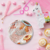 Jellyfish, Discomedusae, door Ernst Haeckel Papieren Bordje (Feest)