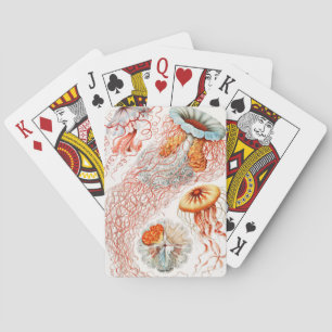 Jellyfish, Discomedusae, door Ernst Haeckel Pokerkaarten