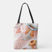 Jellyfish, Discomedusae, door Ernst Haeckel Tote Bag (Achterkant)