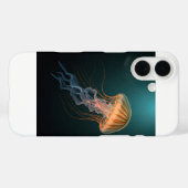 Jellyfish Elegance: Marine-geïnspireerde iPhone 16 Case-Mate iPhone Case (Achterkant (horizontaal))