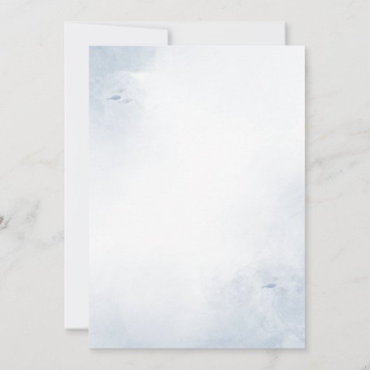 Jellyfish Elegant Ocean Bridal Shower Kaart (Achterkant)