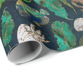 Jellyfish en Octopus Pattern Cadeaupapier (Rol Hoek)