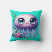 Jellyfish en Starfish Buddies Kussen (Achterkant)