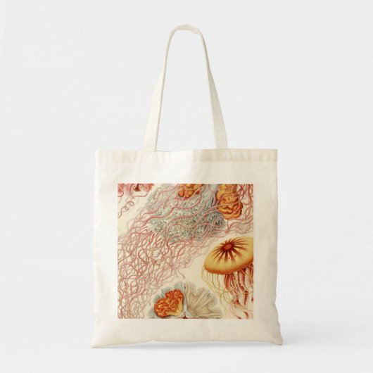 Jellyfish - Ernst Haeckel Tote Bag (Voorkant)