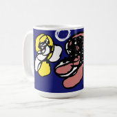 Jellyfish fit koffiemok (Voorkant links)