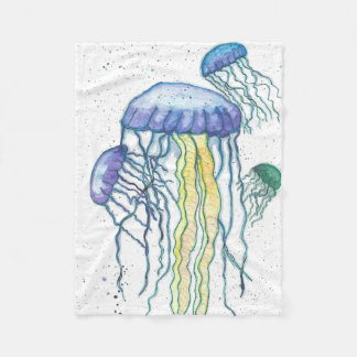 Jellyfish Fleece Blanket
