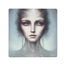 Jellyfish Goddess Metal Wall Art