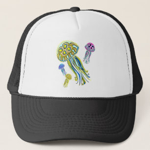 Jellyfish Group Trucker Pet