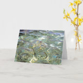 Jellyfish Happy Birthday Card Kaart (Gele Bloem)