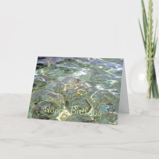 Jellyfish Happy Birthday Card Kaart (Voorkant)