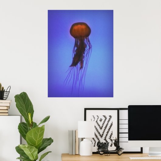 Jellyfish in Space Poster (Thuiskantoor)