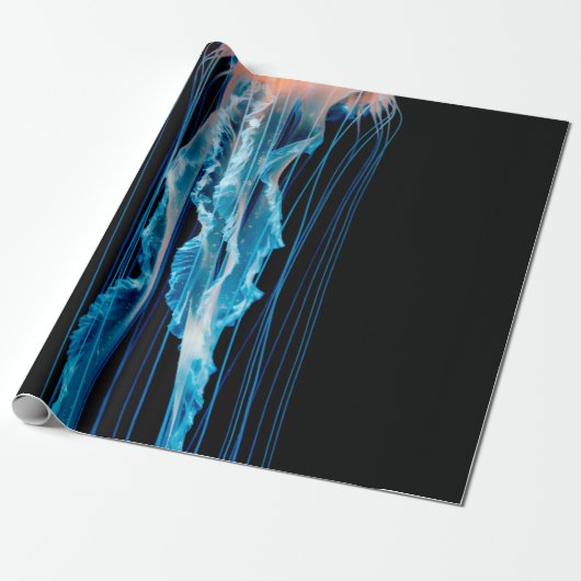 JELLYFISH IN ZEE LONDON CADEAUPAPIER (Uitgerold)