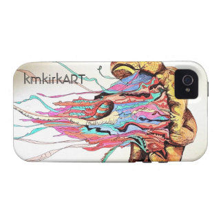 "Jellyfish Iphone 4/4s Hoesje" kmkirkART iPhone 4 Hoesje