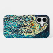 Jellyfish iPhone case 16 Hoesje (Achterkant horizontaal)