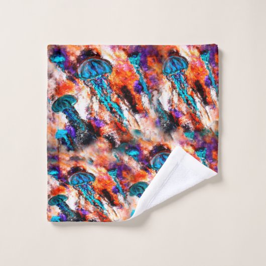 Jellyfish Jump Bad Handdoek (Wasdoekje)