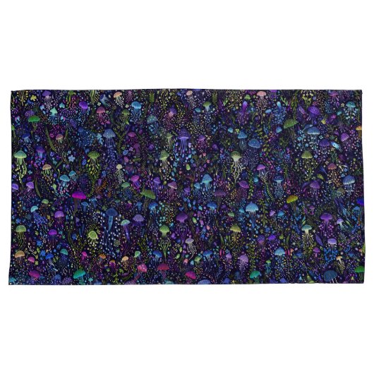 Jellyfish kussenslopen van kedoki (Voorkant-Rechts)