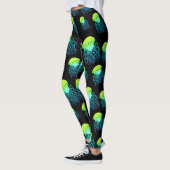 Jellyfish Leggings- Jellies Neon Green Jelly Fish Leggings (Links)
