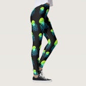 Jellyfish Leggings- Jellies Neon Green Jelly Fish Leggings (Rechts)