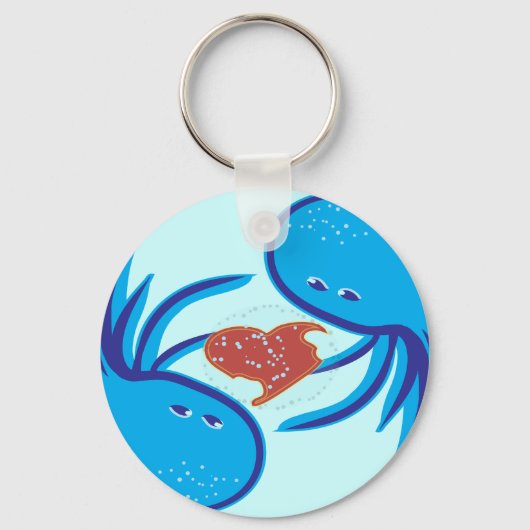 jellyfish love bubble share sleutelhanger (Voorkant)