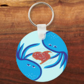 jellyfish love bubble share sleutelhanger (Voorkant)