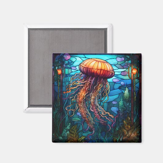Jellyfish Magnet (Voorkant / Achterkant)