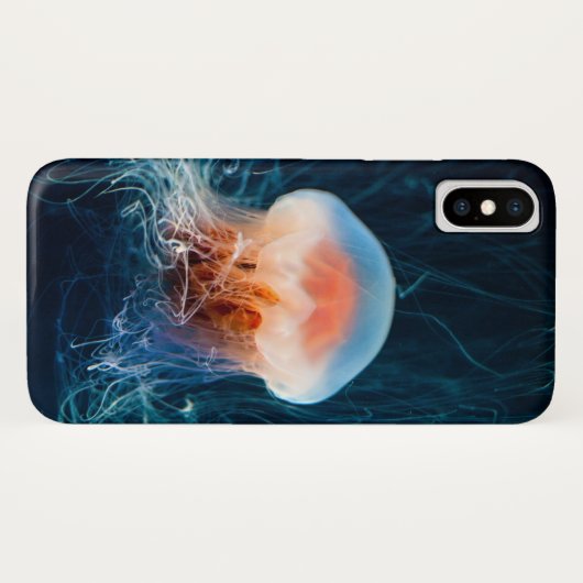 Jellyfish Onderwater - Donkere gloed Case-Mate iPhone Case (Achterkant (horizontaal))