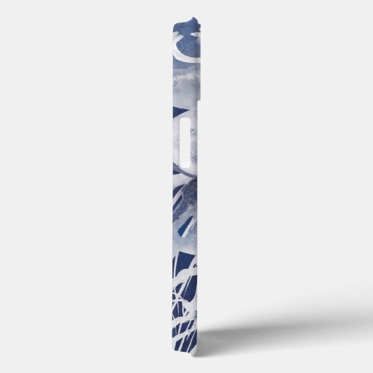 Jellyfish op marineachtergrond Case-Mate iPhone case (Achterkant / Rechts)