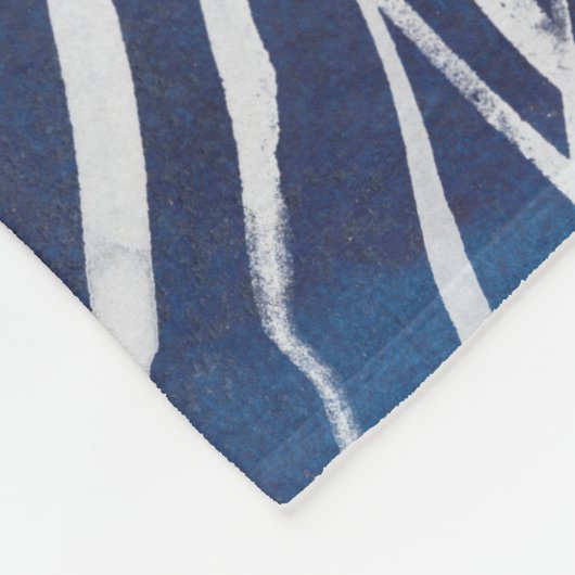 Jellyfish op marineachtergrond fleece deken (Hoek)