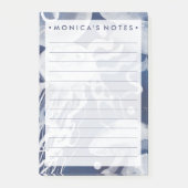 Jellyfish op marineachtergrond post-it® notes (Voorkant)