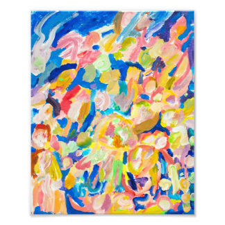 Jellyfish print foto afdruk