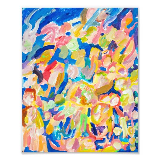 Jellyfish print foto afdruk (Voorkant)