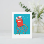 Jellyfish Pun Briefkaart (Staand voorkant)