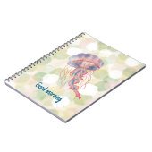Jellyfish-Qualle-Watercolor-Stile Notitieboek (Linkerzijde)