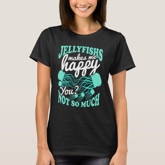 Jellyfish Sealife Ocean Tentacles Fish Octupus T-shirt (Voorkant)