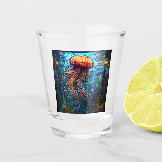 Jellyfish Shot Glass Glas (Voorkant)