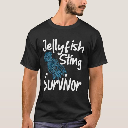 Jellyfish Sing Survivor Sea Creatures Ocean Marine T-shirt (Voorkant)