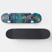 Jellyfish Skateboard: Kleurrijke Onderwater Graphi Persoonlijk Skateboard (Horizontaal)