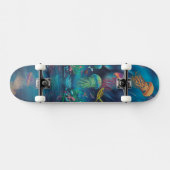 Jellyfish Skateboard: Kleurrijke Onderwater Graphi Persoonlijk Skateboard (Horizontaal)