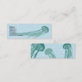 Jellyfish - Skinny Mini Visitekaartje (Voorkant / Achterkant)