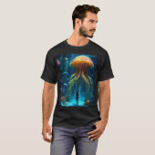 Jellyfish T-Shirt – Levendige en artistieke Ocean- (Voorkant volledig)