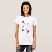 Jellyfish teen shirt women (Voorkant volledig)