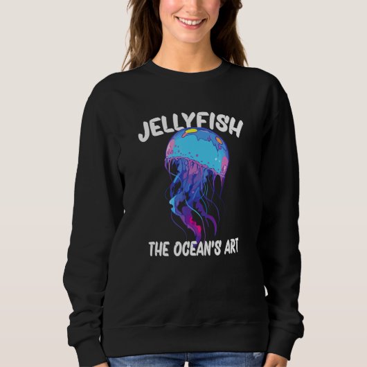 Jellyfish The Oceans Art_1 Trui (Voorkant)