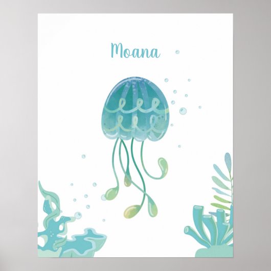 Jellyfish Tidal Comfort  Poster (Voorkant)