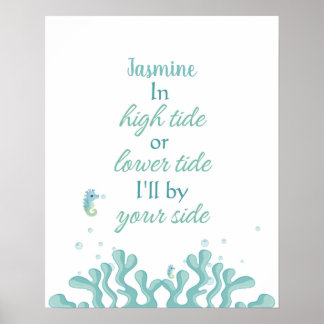 Jellyfish Tidal Comfort Poster