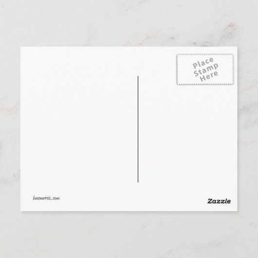 Jellyfish Umbrella Briefkaart (Achterkant)